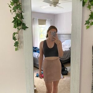 new blush pink skirt